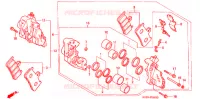 CALIBRE DE FRENO para Honda NSR 250 SE RED RIMS 1995
