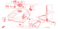 DEPOSITO DE GASOLINA para Honda NSR 250 SE RED RIMS 1995