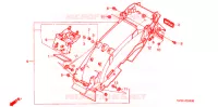 GUARDABARROS TRASERO para Honda NSR 250 SE RED RIMS 1995