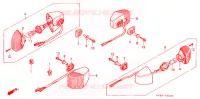 INTERMITENTE para Honda NSR 250 SE RED RIMS 1995