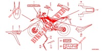MARCA/FLEJE (CRF250RL/RDA/RLA/RLD) para Honda CRF 250 RALLYE LOW, ABS 2020