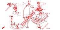 TANQUE DE COMBUSTIBLE/BOMBA DE COMBUSTIBLE (ANC1109/ACA110A) para Honda CLICK 110 I 2010