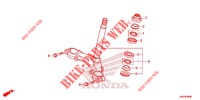VASTAGO DE DIRECCION para Honda CB 125 TWISTER LA 2020