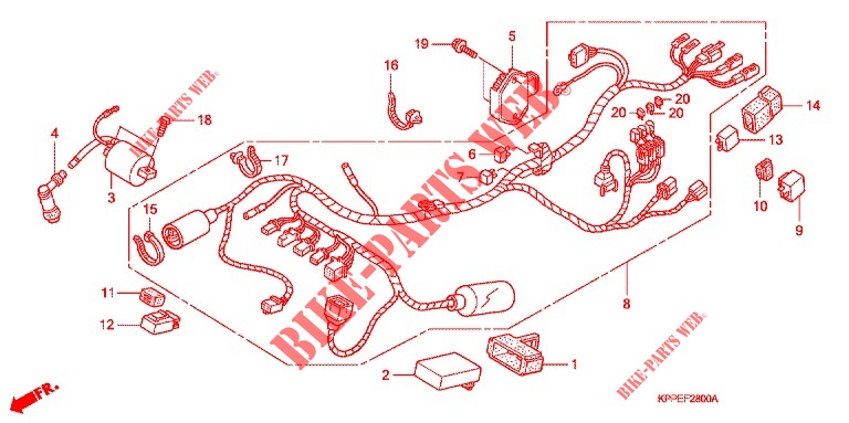 CONJUNTO DE ALAMBRES  para Honda CBR 125 2005