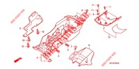 GUARDABARROS TRASERO (CBR1000RR) para Honda CBR 1000 RR FIREBLADE REPSOL 2011