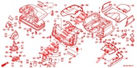 CAJA DE PORTAEQUIPAJE (GL1800C/D/E/F/G/H) para Honda GL 1800 GOLD WING ABS RED 2015