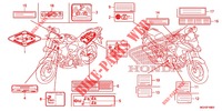 ETIQUETA DE PRECAUCION  para Honda CROSSTOURER 1200 DCT 2012