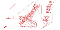VASTAGO DE DIRECCION  para Honda CROSSTOURER 1200 DCT TITANIUM 2014