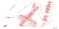 VASTAGO DE DIRECCION  para Honda CROSSTOURER 1200 DL 2014