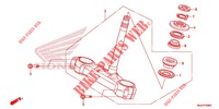 VASTAGO DE DIRECCION  para Honda CROSSTOURER 1200 DL 2015
