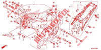 CUERPO DE BASTIDOR  para Honda CROSSTOURER 1200 DCT ABS RED 2016