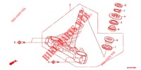 VASTAGO DE DIRECCION  para Honda CROSSTOURER 1200 2012