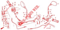PALANCA DE MANIJA/INTERRUPTOR/CABLE (CBR125RW7/RW9/RWA) para Honda CBR 125 2007