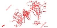LIMPIADOR DE AIRE  (2) para Honda XRM 125 SPOKED WHEELS, REAR BRAKE DRUM 2011