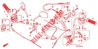 INTERRUPTOR/CABLE/RETROVISOR (2) para Honda XRM 125 DUAL SPORT 2009