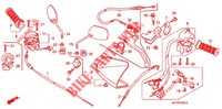 INTERRUPTOR/CABLE/RETROVISOR (2) para Honda XRM 125 SPOKED WHEELS, REAR BRAKE DISK 2010
