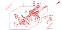LUZ DE COMBINACION TRAS. (2) para Honda XRM 125 SPOKED WHEELS, REAR BRAKE DISK 2011