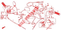INTERRUPTOR/CABLE/RETROVISOR (2) para Honda XRM 125 MOTARD, CASTED WHEELS 2010