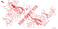 CUBIERTA LATERAL para Honda X ADV 750 -ED- 2021