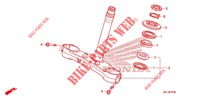 VASTAGO DE DIRECCION   para Honda CBR 1000 RR REPSOL 2011