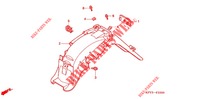GUARDABARROS TRASERO (1) para Honda XRM 110 ELECTRIC START LIMITED EDITION 2003