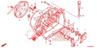 CUBIERTA DE CARTER DER.  para Honda WAVE 125, Front disk, Rear brake disk 2023