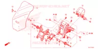 PARABRISAS para Honda ADV 350 HSVCS AVEC TOP CASE 2022