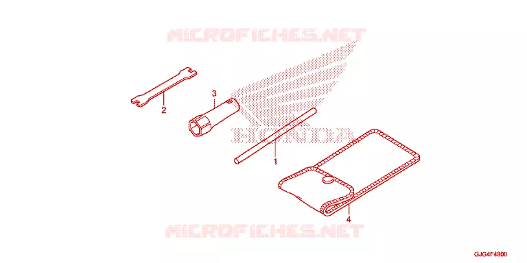HERRAMIENTAS Honda MOTO 50 CRF 2023  CRF50FP