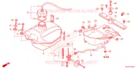 TANQUE DE COMBUSTIBLE  para Honda TRX 250 FOURTRAX RECON Standard 2021
