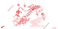 CONJUNTO DE ALAMBRES/ BOBINA DE ENCENDIDO para Honda CRF 150 R RED 2009