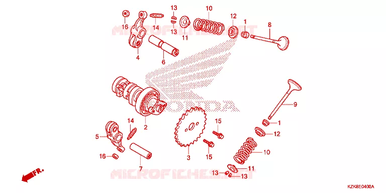 ARBOL DE LEVAS/VALVULA Honda SCOOTER 110 DIO 2014  SCV110FBC