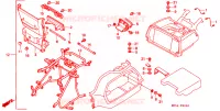ANCLAJES MALETAS para Honda GL 1500 GOLD WING INTERSTATE 1990