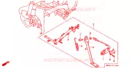 CABALLETE LATERAL para Honda GL 1500 GOLD WING INTERSTATE 1990