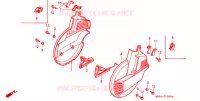 CUBIERTA DE RUEDA DEL. para Honda GL 1500 GOLD WING INTERSTATE 1990