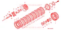 EMBRAGUE para Honda GL 1500 GOLD WING INTERSTATE 1990
