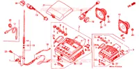 RADIO para Honda GL 1500 GOLD WING INTERSTATE 1990