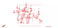 SOPORTE TAPAS para Honda GL 1500 GOLD WING INTERSTATE 1990