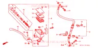 BOMBA DE FRENO DELANTERA para Honda SHADOW VT 750 SPIRIT D 2006