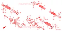 ESTRIBERA para Honda SHADOW VT 750 SPIRIT D 2006
