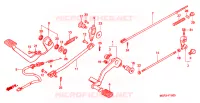 PEDAL para Honda SHADOW VT 750 SPIRIT D 2006