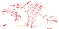 TUBERIA DE MANIJA/PUENTE SUPERIOR/ VASTAGO DE DIRECCION para Honda SHADOW VT 750 SPIRIT D 2006