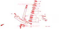 VASTAGO DE DIRECCION/PUENTE SUPERIOR para Honda SHADOW VT 750 SPIRIT D 2006