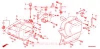CUBIERTA DE CARTER IZQUIERDA para Honda VTX 1300 C 2006