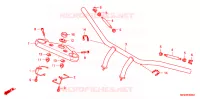 TUBERIA DE MANIJA/PUENTE SUPERIOR/ VASTAGO DE DIRECCION para Honda VTX 1300 C 2006