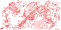 CAJA DE PORTAEQUIPAJE para Honda GL 1800 GOLD WING NAVI 2013