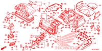 CAJA DE PORTAEQUIPAJE para Honda GL 1800 GOLD WING ABS NAVI AIRBAG 2013