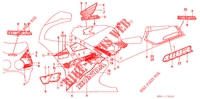 EMBLEMA/FLEJE para Honda VFR 400 R3 HRC With speed warning light 1992