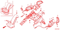GUARDABARROS TRASERA / INTERMITENTE para Honda PCX 125 2014