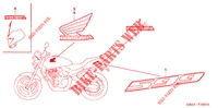 EMBLEMA/FLEJE para Honda CB 599 HORNET 2004