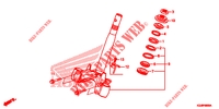     TIGE DE DIRECTION para Honda WAVE 110 Front brake disk, Electric start, Spoked wheels 2022